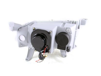 Faróis projetores ANZO 2004-2007 Scion Xb com Halo Black G2