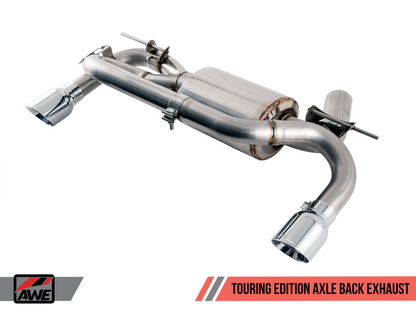 AWE Tuning BMW F3X 340i Touring Edition Escape traseiro - Pontas cromadas (90 mm)