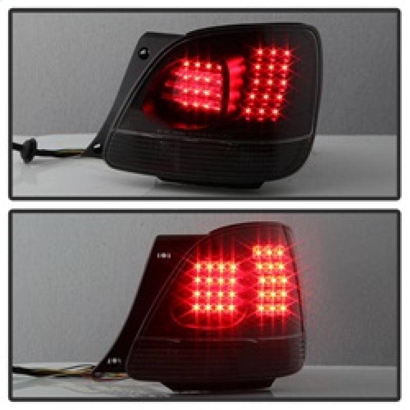 Spyder 98-05 Lexus GS300 /GS400 4pc LED Tail Lights - Black  (ALT-YD-LGS98-LED-BK)