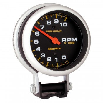 AutoMeter - 3-3/4" PEDESTAL TACHOMETER, 0-10,000 RPM, PRO-COMP (5610)
