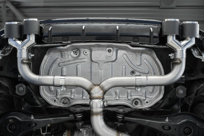 MBRP 15-19 VW Golf R 3 pol Cat Back Escape de saída única Pro Series com exclusão de válvula - T304