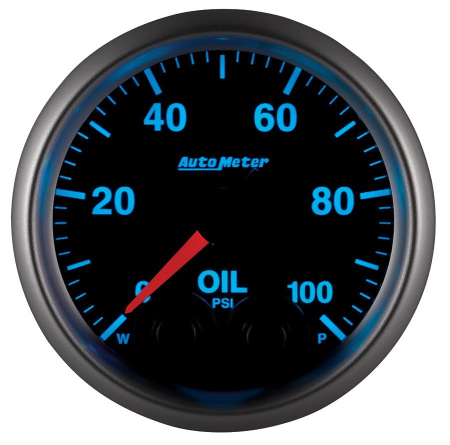 AutoMeter - 2-1/16" OIL PRESSURE, 0-100 PSI, STEPPER MOTOR, ELITE (5652)