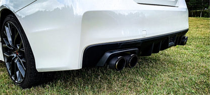 MBRP 15-19 Subaru WRX 2.0L/STI 2.5L 3 pol. Saída traseira dupla dividida com ponteiras de 3,5 pol. - T304 (versão de rua)