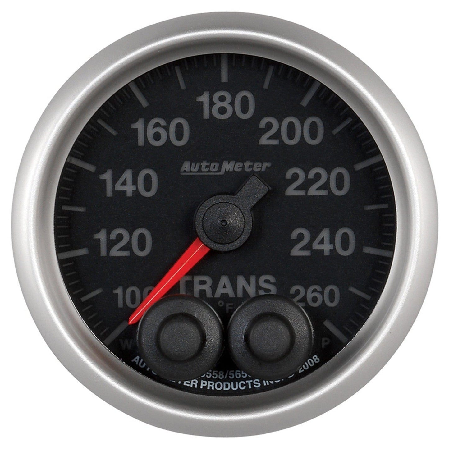 AutoMeter - 2-1/16" TRANSMISSION TEMPERATURE, 100-260 °F, STEPPER MOTOR, ELITE (5658)