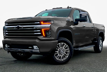 Oracle 20-21 Chevy Silverado HD 2500 RGB+W Headlight DRL Kit - ColorSHIFT w/o Controller