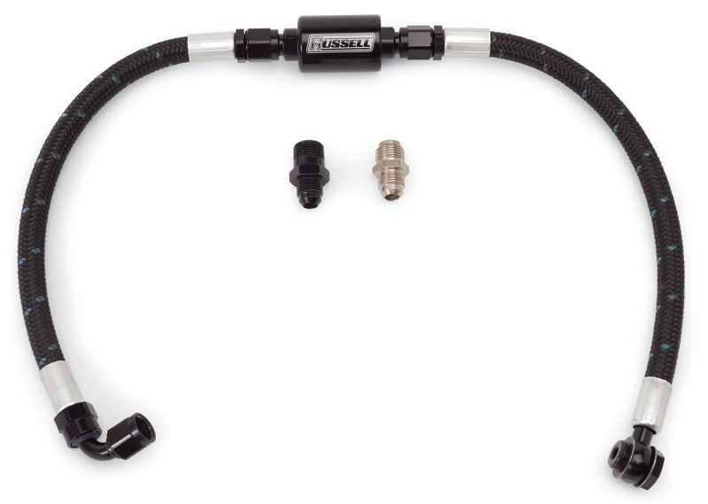 Edelbrock Fuel Hose Assembly Proclassic Finish w/ Competition Filter SBC