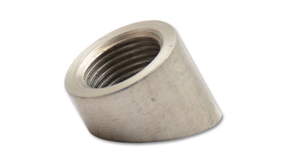 Batoque de solda de sensor de oxigênio angular vibrante de 45 graus (rosca M18 x 1,5) - Pacote a granel com 100 unidades.