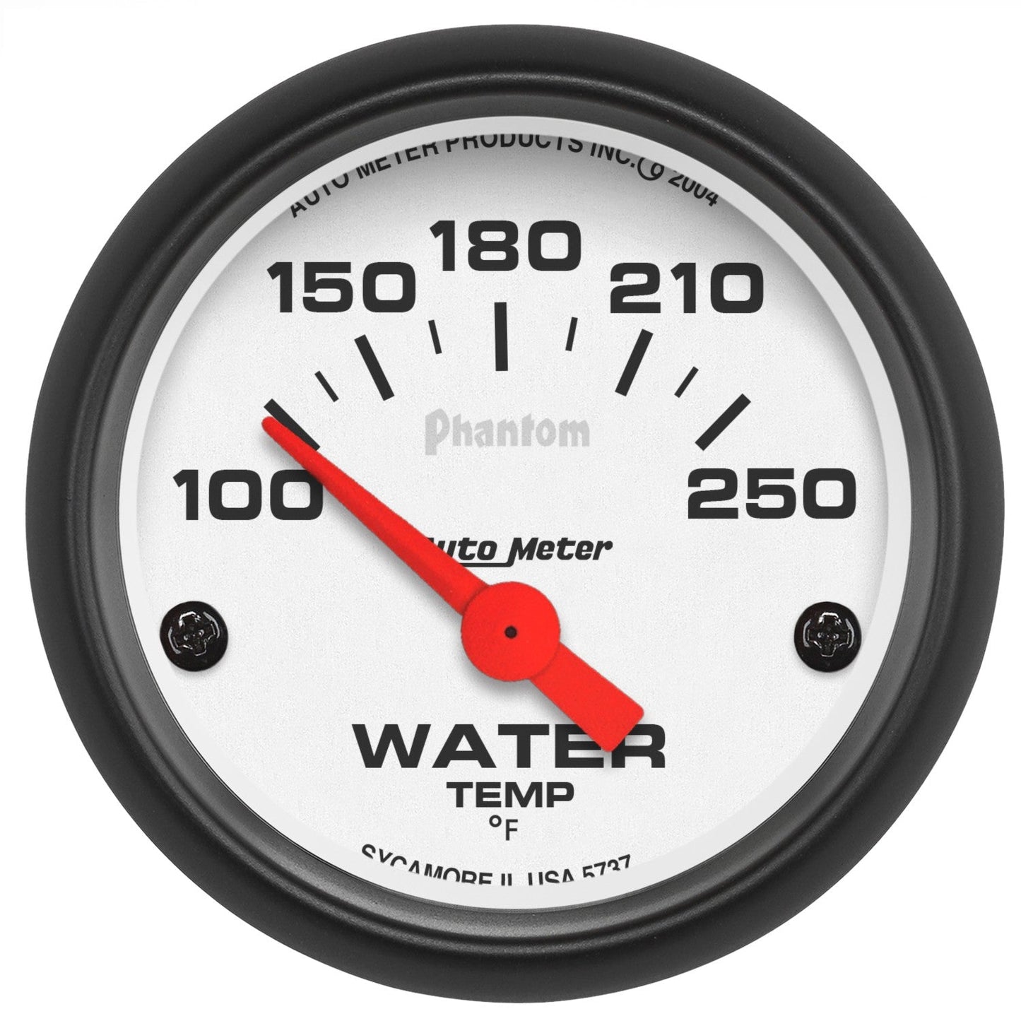 AutoMeter - 2-1/16" WATER TEMPERATURE, 100-250 °F, AIR-CORE, PHANTOM (5737)