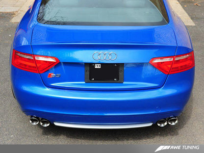 AWE Tuning Audi B8 S5 4.2L Touring Edition Sistema de escapamento - Pontas prateadas polidas