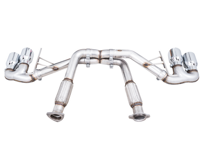 Escape AWE Tuning 2020 Chevrolet Corvette (C8) Track Edition - Quad Chrome Silver Tips