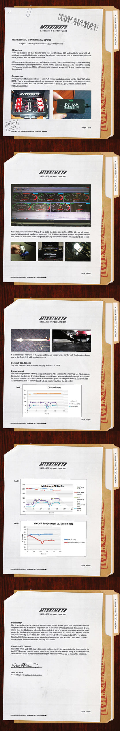 Kit de refrigerador de óleo Mishimoto 09+ Nissan 370Z / 08+ Infiniti G37 (somente cupê)