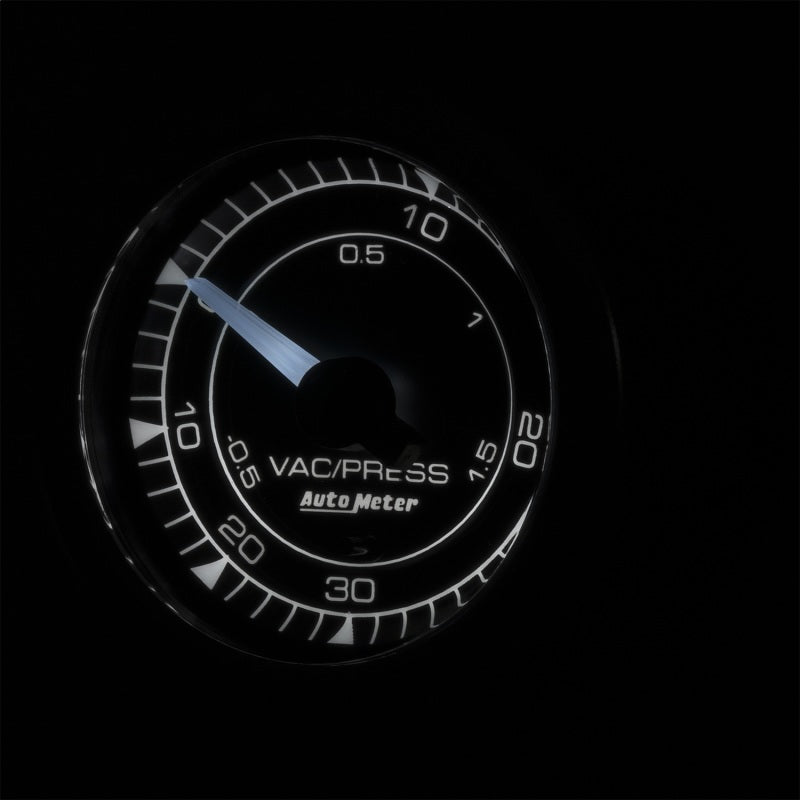 Autometer Chrono 2-1/16in 30INHG-30PSI Vacuum/Boost Gauge