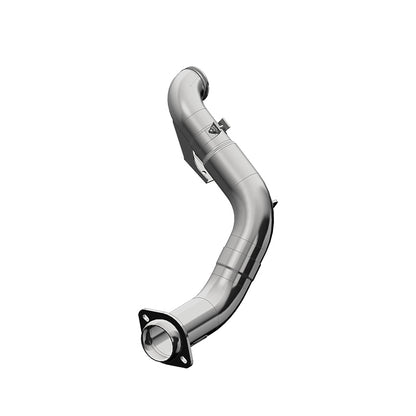 MBRP 2015 Ford 6.7L Powerstroke (sin cabina y chasis solamente) 4in Turbo Down-Pipe T409 Aluminizado