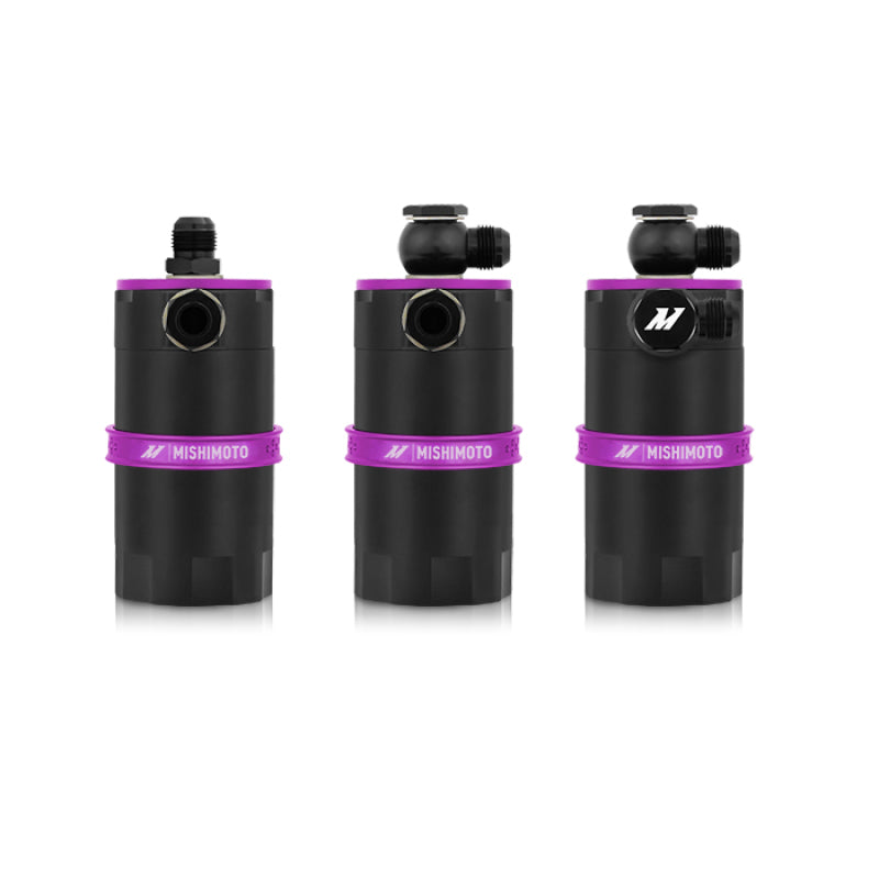 Mishimoto - Recipiente de recogida de aceite con deflector universal - Púrpura