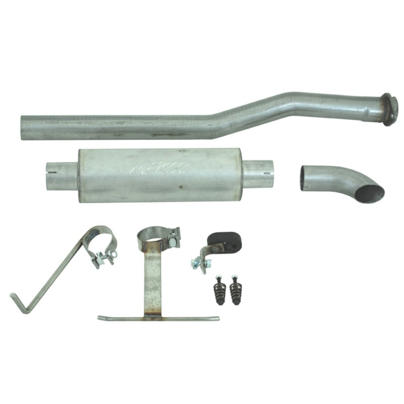 MBRP 98-11 Ford Ranger 3.0/4.0L Cat Back Single Side Turn Down Escape aluminizado