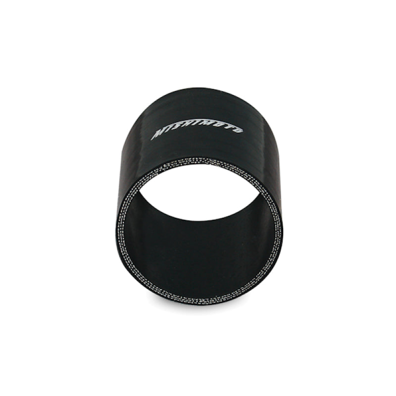 Acoplador recto negro Mishimoto de 2,5 pulgadas