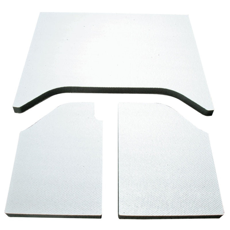 DEI 07-10 Jeep Wrangler JK 2-Door Boom Mat Headliner - 3 Piece - White