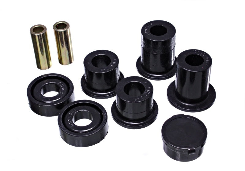 Energy Suspension 07-10 Chevrolet Silverado Black Conjunto de Bucha do Diferencial Dianteiro