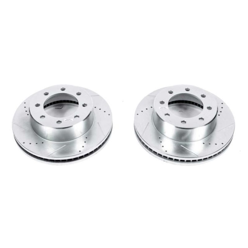 Power Stop 09-10 Dodge Ram 2500 Front Evolution Rotores perforados y ranurados - Par