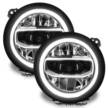 Oracle Jeep Wrangler JL/JT RGB+W Headlight DRL  Kit - ColorSHIFT w/ Simple Controller