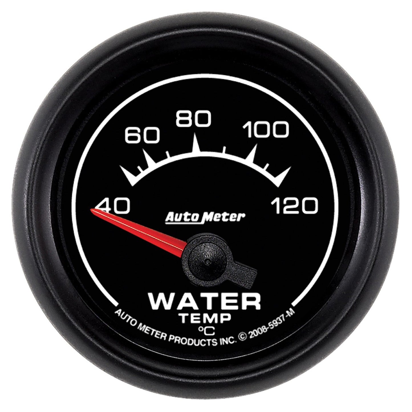 AutoMeter - 2-1/16" WATER TEMPERATURE, 40-120 °C, AIR-CORE, ES (5937-M)