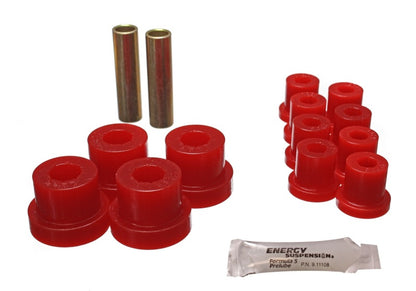 Juego de bujes de resorte Energy Suspension Jeep - Rojo