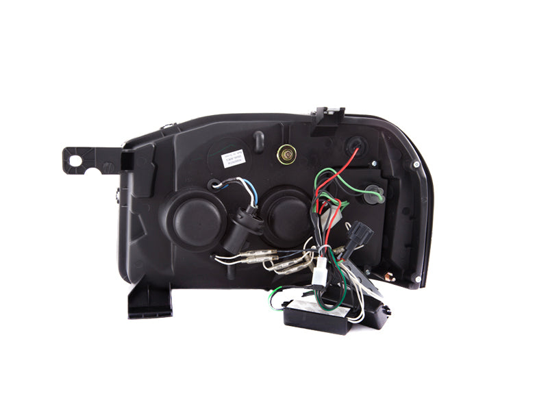ANZO 2001-2004 Nissan Frontier Projector Faróis c/ Halo Black (CCFL)