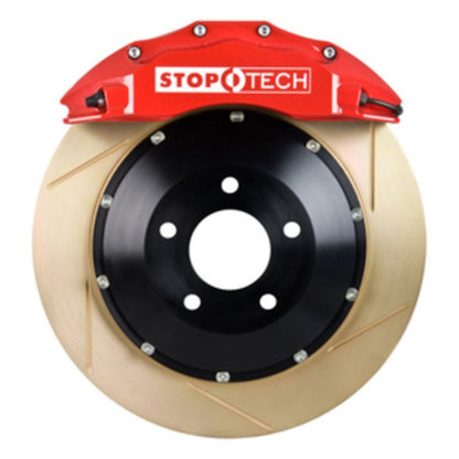 StopTech BBK 07-09 BMW 335i/335d Front 355x32 Zinc Slotted 2pc Rotors ST-60 Red Calipers