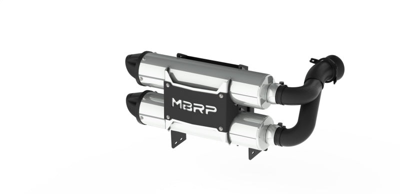 MBRP 17-19 Can-Am Maverick X3 escape de serie de rendimiento de doble deslizamiento