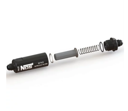 Sistema de óxido nitroso - Filtro nitroso en línea Hi-Flo NOS -8 AN (15559NOS)