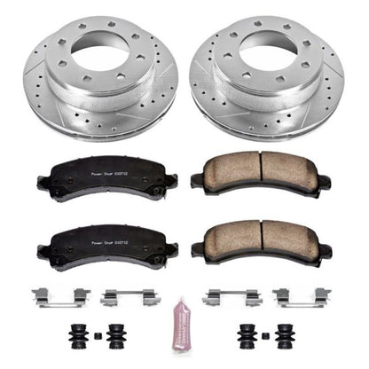 Power Stop 03-13 Chevrolet Express 3500 Rear Z23 Evolution Sport Brake Kit
