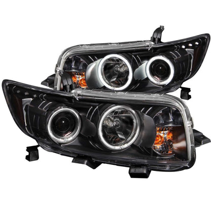 ANZO 2008-2010 Scion Xb Proyector Faros delanteros con Halo Negro