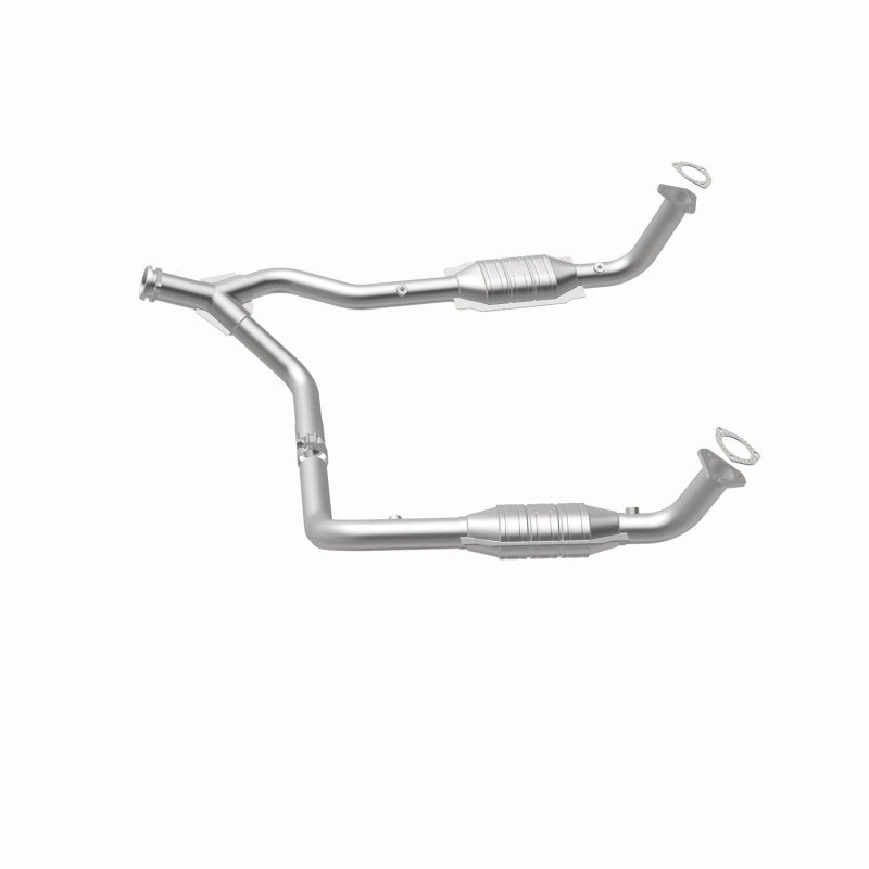 MagnaFlow DF Cat. Conv 95-99 Range Rover 4.0/4.6L GEMS Y-Pipe Assembly *NOT FOR SALE IN CALIFORNIA*
