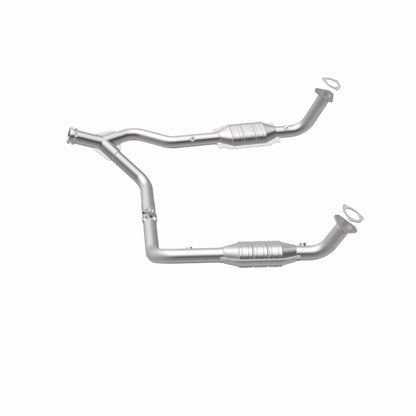MagnaFlow DF Cat. Conv 95-99 Range Rover 4.0/4.6L GEMS Y-Pipe Assembly *NOT FOR SALE IN CALIFORNIA*