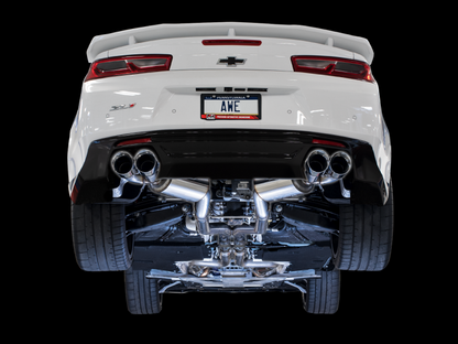 AWE Tuning 16-19 Chevy Camaro SS Res Cat-Back Exhaust-Touring Edition (Quad Chrome Silver Tips)