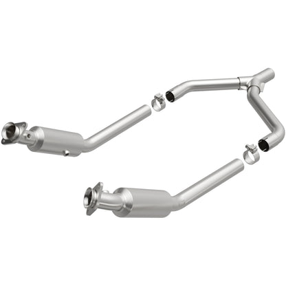 MagnaFlow Direct Fit Catalytic Converter 05-10 Ford Mustang 4.0L Y-Pipe Assembly