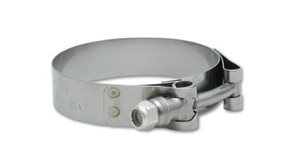 Vibrante SS T-Bolt Clamps Pacote com 2 Faixa de tamanho: 1,49in a 1,84in OD Para uso com acoplamento de 1,25in ID