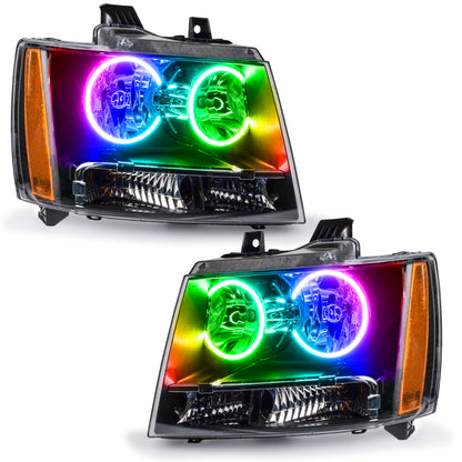 Oracle 07-13 Chevrolet Avalanche Pre-Assembled SMD Headlights - ColorSHIFT w/o Controller