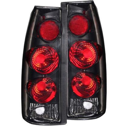 ANZO 1999-2000 Cadillac Escalade Lanternas traseiras fumaça escura estilo 3D