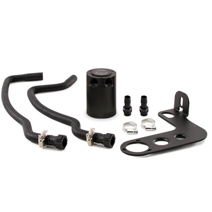 Mishimoto 10-15 Chevrolet Camaro SS Kit de lata de captura de aceite con deflector - Negro