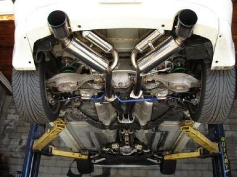 HKS 03-07 G35 Dual Hi-Power Titânio Catback Exaustor
