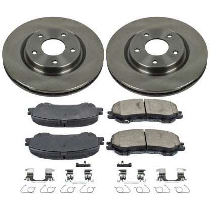 Kit de freio dianteiro Autospecialty Nissan Rogue Power Stop 14-19