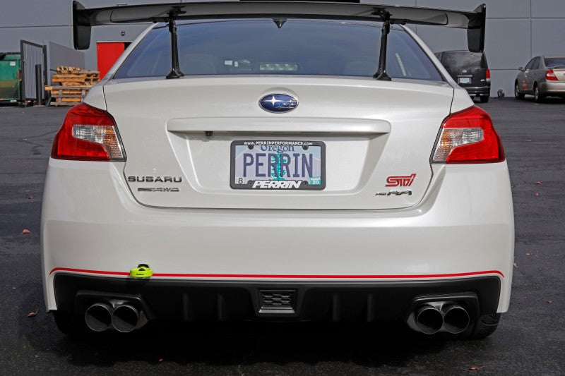 Perrin 15-19 Subaru WRX/STI Kit de Gancho de Remolque (Trasero) - Amarillo Neón