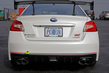 Perrin 15-19 Subaru WRX/STI Kit de Gancho de Remolque (Trasero) - Amarillo Neón