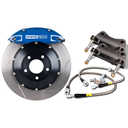 StopTech 01-05 Lexus IS300 Front BBK Kit w/ ST-40 Blue Calipers Slotted 332x32mm Rotor