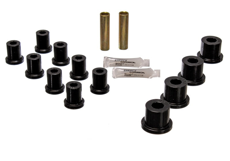 Energy Suspension Jeep Spring Bushing Set - Negro