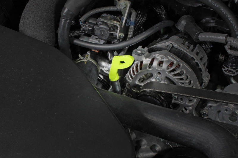 PERRIN 15-25 Subaru WRX & 13-26 BRZ/FR-S/86/GR86 Dipstick Handle P Style - Neon Yellow
