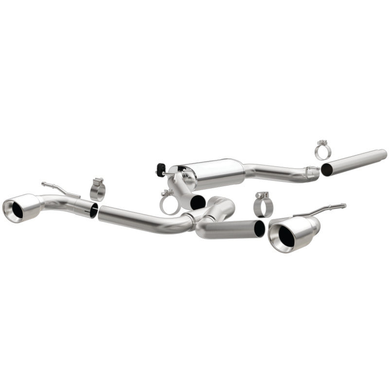 MagnaFlow SYS C/B Salida trasera doble dividida 4 pulgadas Puntas pulidas 2015 VW GTI 2.0L Turbo