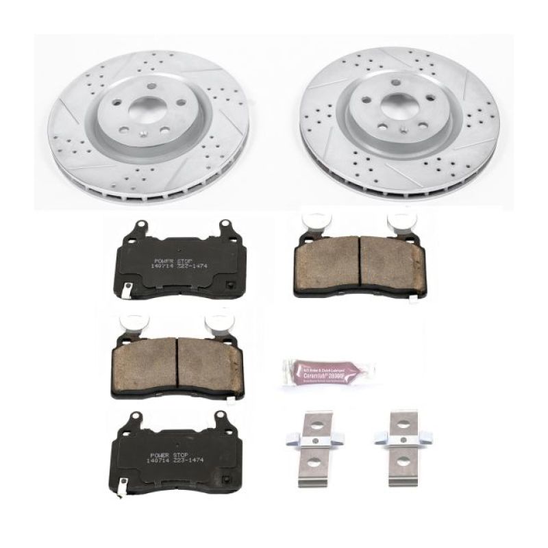 Kit de freio esportivo Chevrolet Camaro Front Z23 Evolution 10-15 Power Stop 10-15