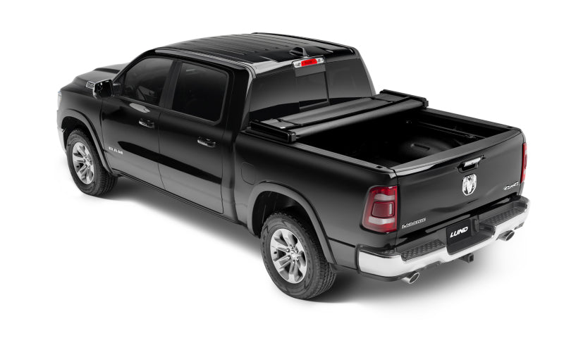 Lund 02-17 Dodge Ram 1500 (6.5ft. Bed Excl. Beds w/Rambox) Genesis Tri-Fold Tonneau Cover - Black